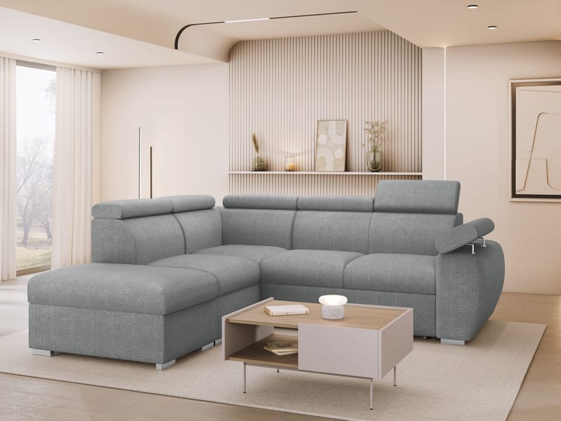 hjørnesofa NO_BRAND Hjørnesofa BOSTON 2 Flow 17 Venstre - Møbler - Sofaer - Sovesofaer