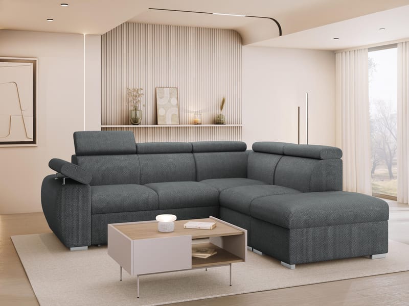 hjørnesofa NO_BRAND Hjørnesofa BOSTON 2 Flow 21 Højre - Møbler - Sofaer - Sovesofaer