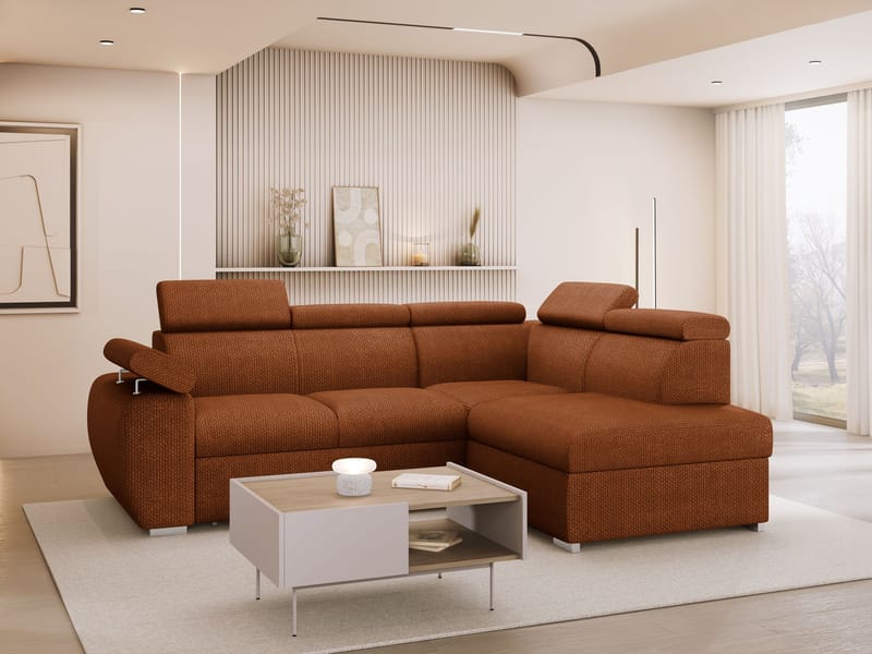 hjørnesofa NO_BRAND Hjørnesofa BOSTON Flow 09 Højre - Møbler - Sofaer - Sovesofaer