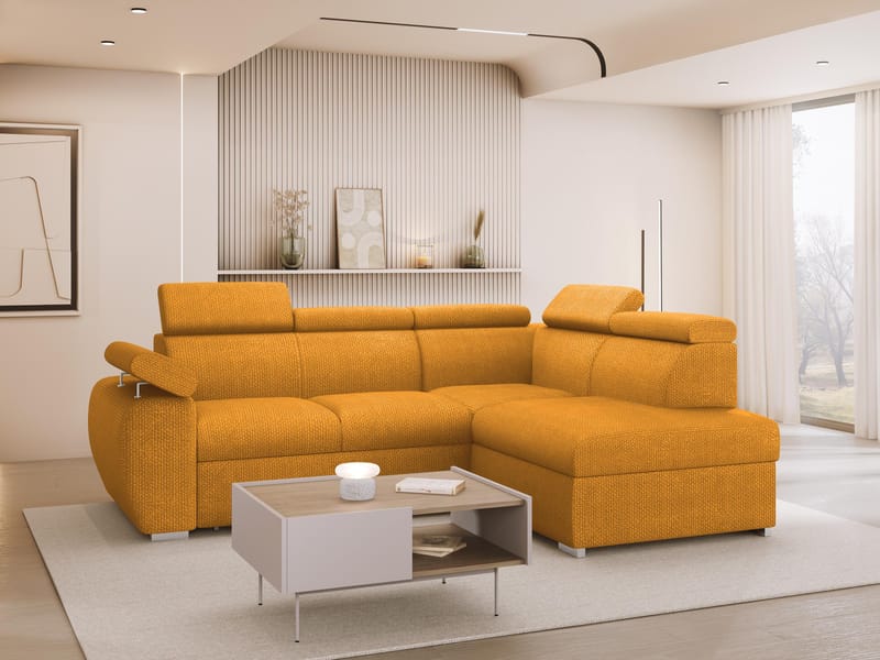 hjørnesofa NO_BRAND Hjørnesofa BOSTON Flow 10 Højre - Møbler - Sofaer - Sovesofaer