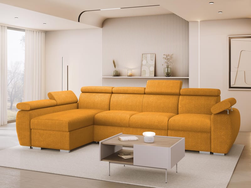 hjørnesofa NO_BRAND Hjørnesofa BOSTON Flow 10 Venstre - Møbler - Sofaer - Sovesofaer