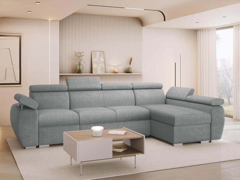 hjørnesofa NO_BRAND Hjørnesofa BOSTON Flow 17 Højre - Møbler - Sofaer - Sovesofaer