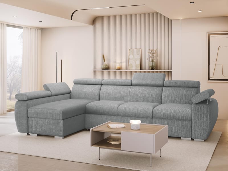 hjørnesofa NO_BRAND Hjørnesofa BOSTON Flow 17 Venstre - Møbler - Sofaer - Sovesofaer