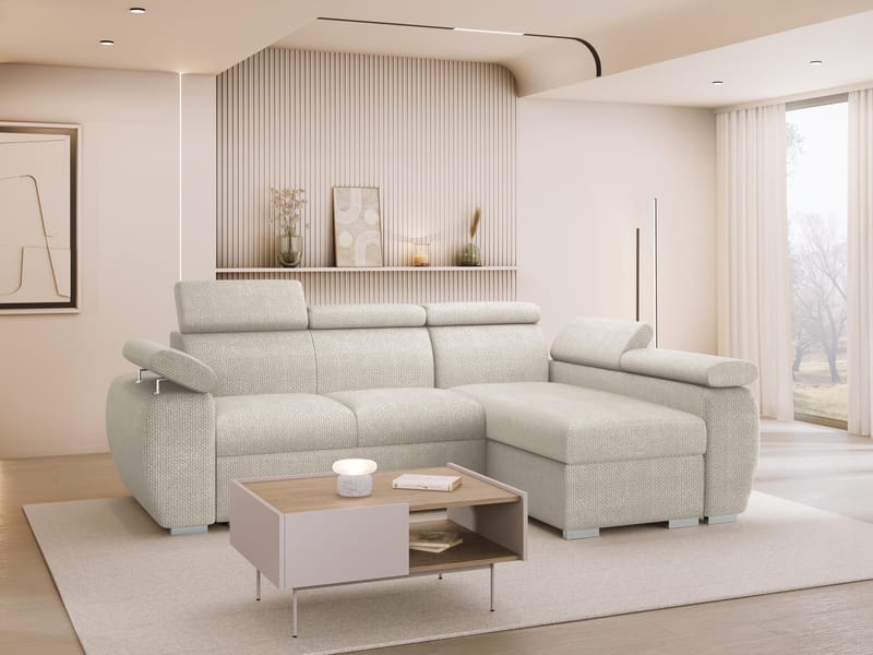 hjørnesofa NO_BRAND Hjørnesofa BOSTON MINI Flow 03 Højre - Møbler - Sofaer - Sovesofaer