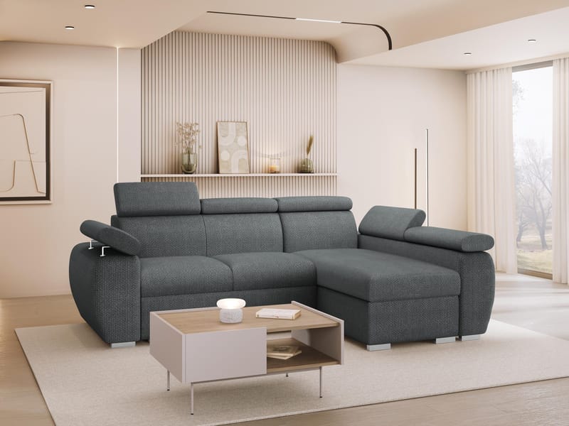 hjørnesofa NO_BRAND Hjørnesofa BOSTON MINI Flow 21 Højre - Møbler - Sofaer - Sovesofaer