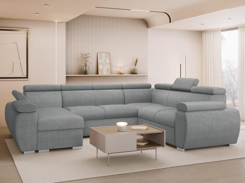 hjørnesofa NO_BRAND Hjørnesofa BOSTON U Flow 17 Venstre - Møbler - Sofaer - Sovesofaer