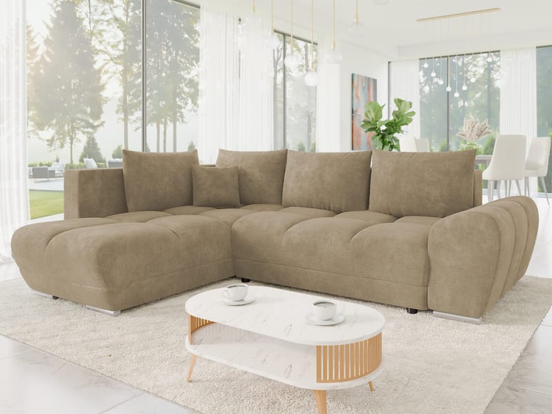 hjørnesofa NO_BRAND Hjørnesofa FORREST Lumo 30 Venstre - Møbler - Sofaer - Sovesofaer