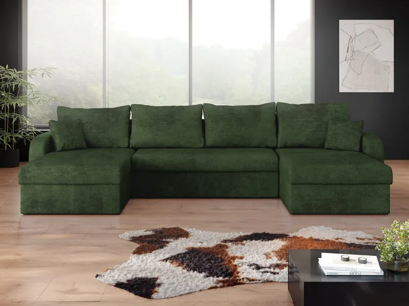 hjørnesofa NO_BRAND Hjørnesofa KRIS U M Clara 215.10 - Møbler - Sofaer - Sovesofaer