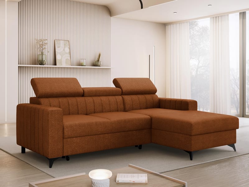 hjørnesofa NO_BRAND Hjørnesofa MILANO DM Flow 09 Højre - Møbler - Sofaer - Sovesofaer