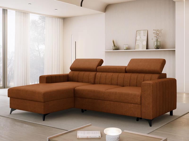 hjørnesofa NO_BRAND Hjørnesofa MILANO DM Flow 09 Venstre - Møbler - Sofaer - Sovesofaer