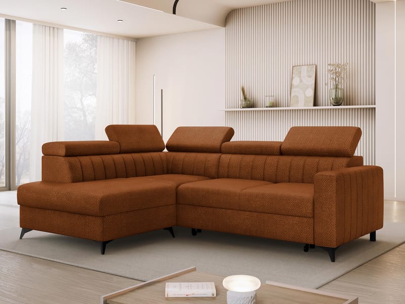hjørnesofa NO_BRAND Hjørnesofa MILANO Flow 09 Venstre - Møbler - Sofaer - Sovesofaer