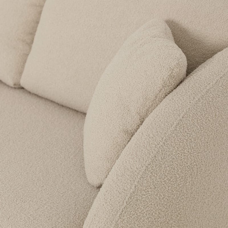 Hjørnesofa Norrby Venstre - creme - Møbler - Sofaer - Sovesofaer