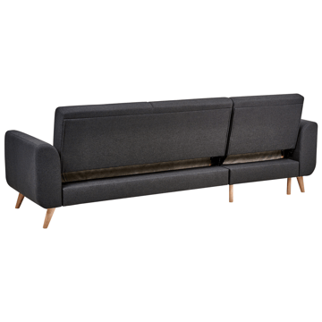 Hjørnesofa Ollsta højrevendt - Sort - Møbler - Sofaer - Sovesofaer