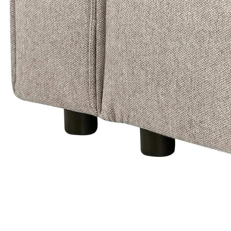 Hjørnesofa Romedal II - Beige, sort/Venstrevendt - Møbler - Sofaer - Sovesofaer