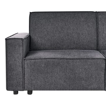 Hjørnesofa Romedal II - Grå, sort/højrevendt - Møbler - Sofaer - Sovesofaer
