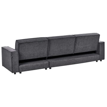 Hjørnesofa Romedal II - Grå, sort/Venstrevendt - Møbler - Sofaer - Sovesofaer