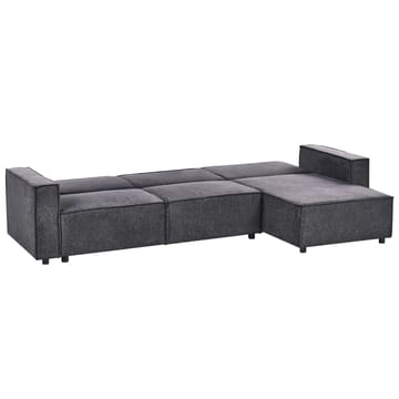 Hjørnesofa Romedal II - Grå, sort/Venstrevendt - Møbler - Sofaer - Sovesofaer
