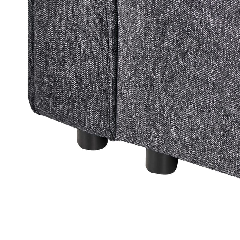 Hjørnesofa Romedal II - Grå, sort/Venstrevendt - Møbler - Sofaer - Sovesofaer