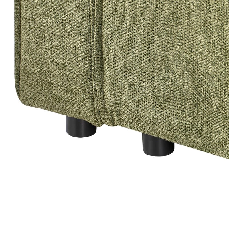 Hjørnesofa Romedal II - Grøn, Sort/Højrevendt - Møbler - Sofaer - Sovesofaer