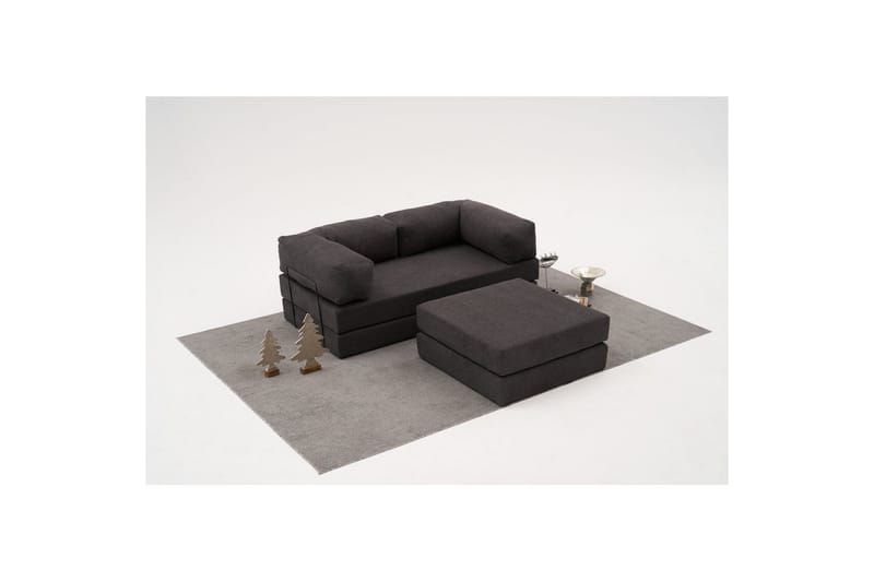 Hjørnesofa Selorbury Divan Antracit - Antracit - Møbler - Sofaer - Sovesofaer