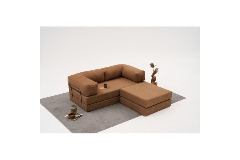 Hjørnesofa Selorbury Divan Brun - Brun - Møbler - Sofaer - Sovesofaer