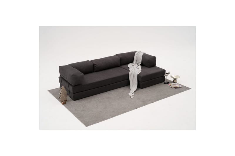 Hjørnesofa Selorbury Triple Antracit - Antracit - Møbler - Sofaer - Sovesofaer