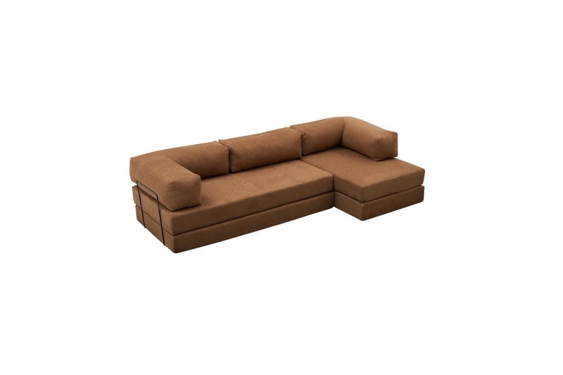 Hjørnesofa Selorbury Triple Brun - Brun - Møbler - Sofaer - Sovesofaer