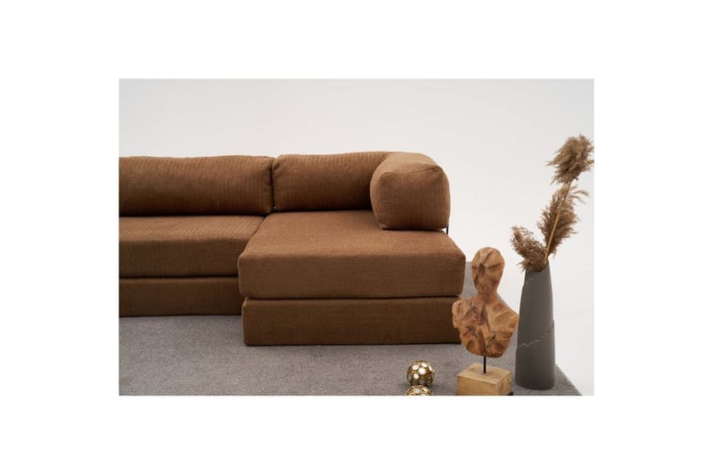 Hjørnesofa Selorbury Triple Brun - Brun - Møbler - Sofaer - Sovesofaer