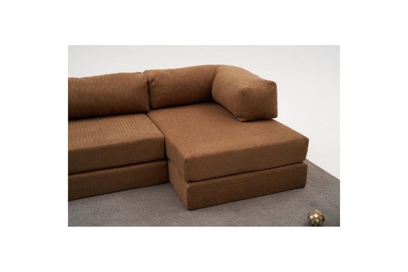 Hjørnesofa Selorbury Triple Brun - Brun - Møbler - Sofaer - Sovesofaer