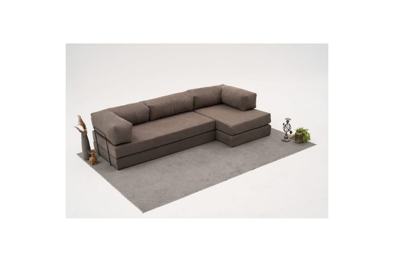 Hjørnesofa Selorbury Triple Grå - Grå - Møbler - Sofaer - Sovesofaer