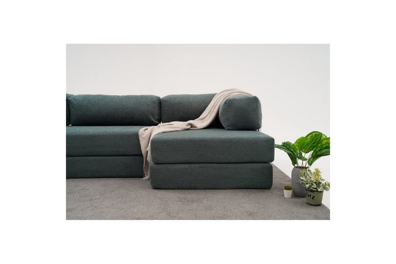 Hjørnesofa Selorbury Triple Grøn - Grøn - Møbler - Sofaer - Sovesofaer