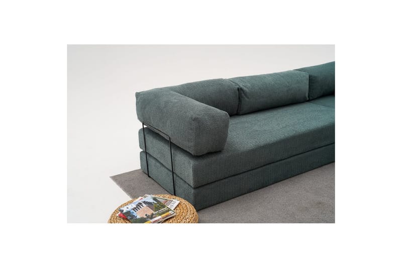 Hjørnesofa Selorbury Triple Grøn - Grøn - Møbler - Sofaer - Sovesofaer
