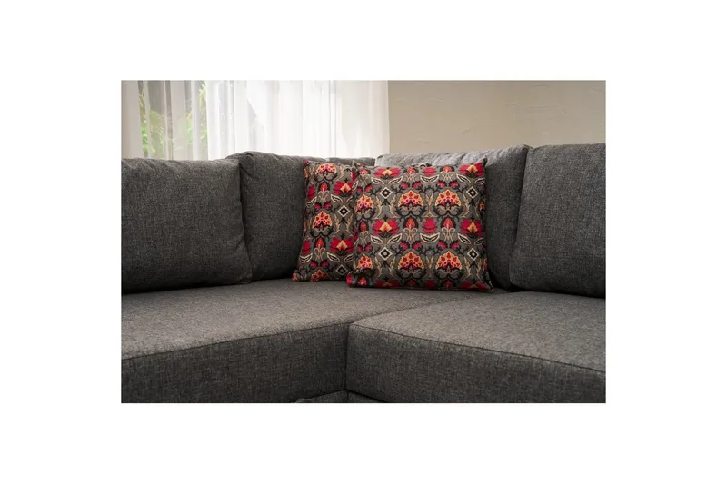 Hjørnesofa-seng Cove Venstre Grå - Mørkegrå - Møbler - Sofaer - Sovesofaer