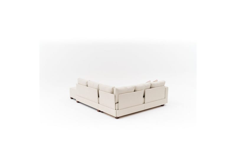 Hjørnesofa-seng Iroulport Arzilla Højre Creme - Creme - Møbler - Sofaer - Sovesofaer