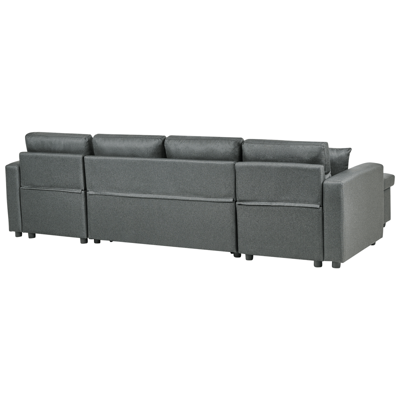 Hjørnesofa Sommen - Mørkegrå - Møbler - Sofaer - Sovesofaer