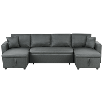 Hjørnesofa Sommen - Mørkegrå - Møbler - Sofaer - Sovesofaer
