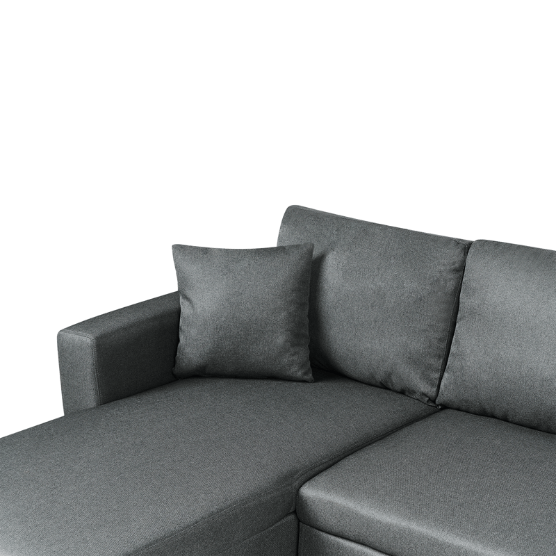 Hjørnesofa Sommen - Mørkegrå - Møbler - Sofaer - Sovesofaer