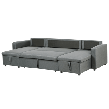 Hjørnesofa Sommen - Mørkegrå - Møbler - Sofaer - Sovesofaer