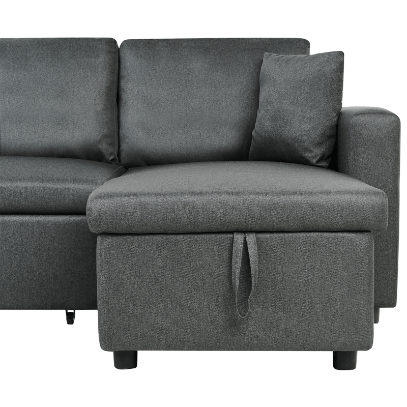 Hjørnesofa Sommen - Mørkegrå - Møbler - Sofaer - Sovesofaer