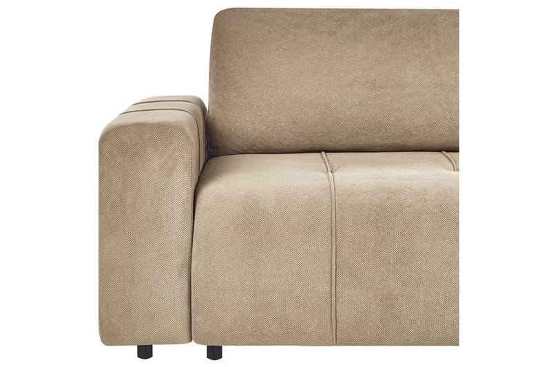 Hjørnesofa til venstre Venstrevendt Innvik - Brun, 213x156 cm - Møbler - Sofaer - Sovesofaer