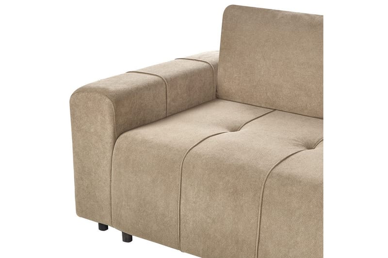 Hjørnesofa til venstre Venstrevendt Innvik - Brun, 213x156 cm - Møbler - Sofaer - Sovesofaer