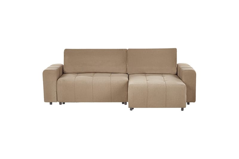 Hjørnesofa til venstre Venstrevendt Innvik, Brun, 213x156 cm