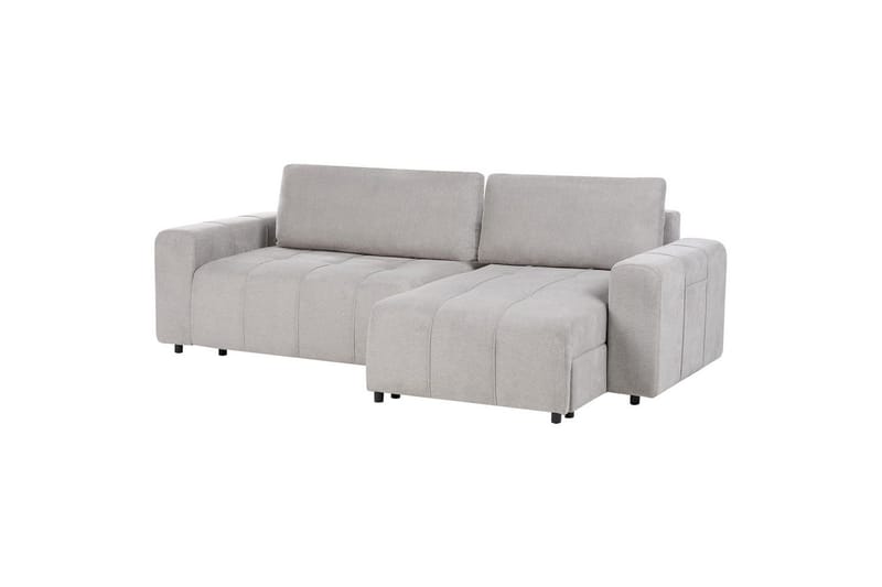 Hjørnesofa til venstre Venstrevendt Innvik - Grå, 213x156 cm - Møbler - Sofaer - Sovesofaer