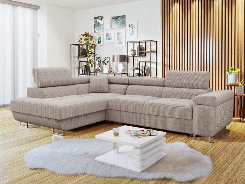 hjørnesofa Torezio Poso 03 Venstrevendt - Møbler - Sofaer - Sovesofaer