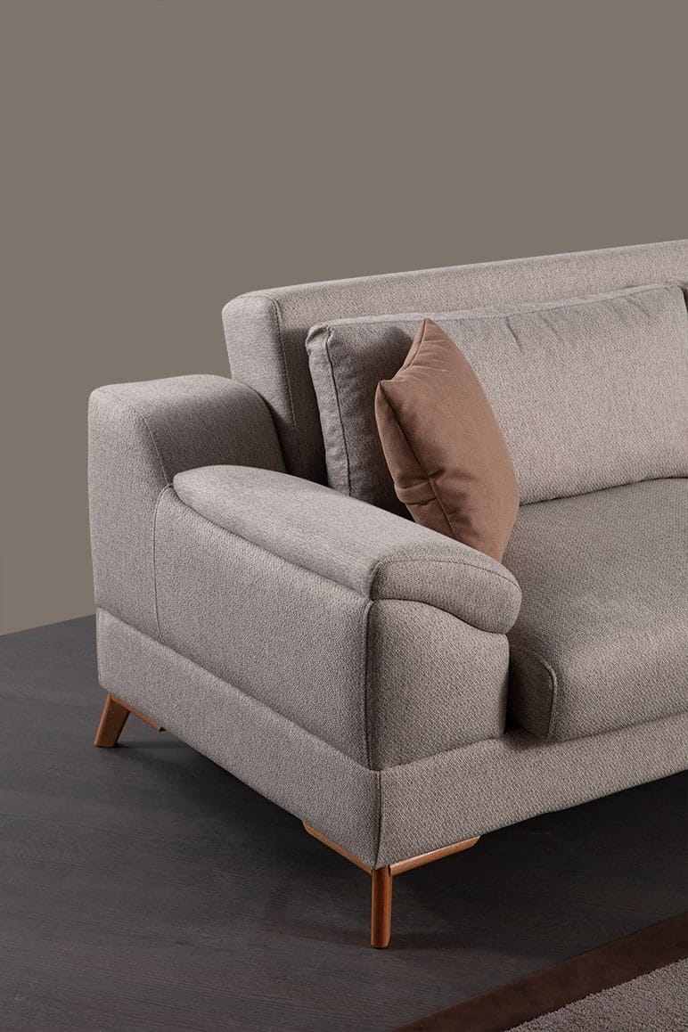 Hjørnesovesofa Atelier Del Sofa Aqua Corner beige (275/300 x 100 x 90 cm) Venstre 2 / Højre 3 - Møbler - Sofaer - Sovesofaer
