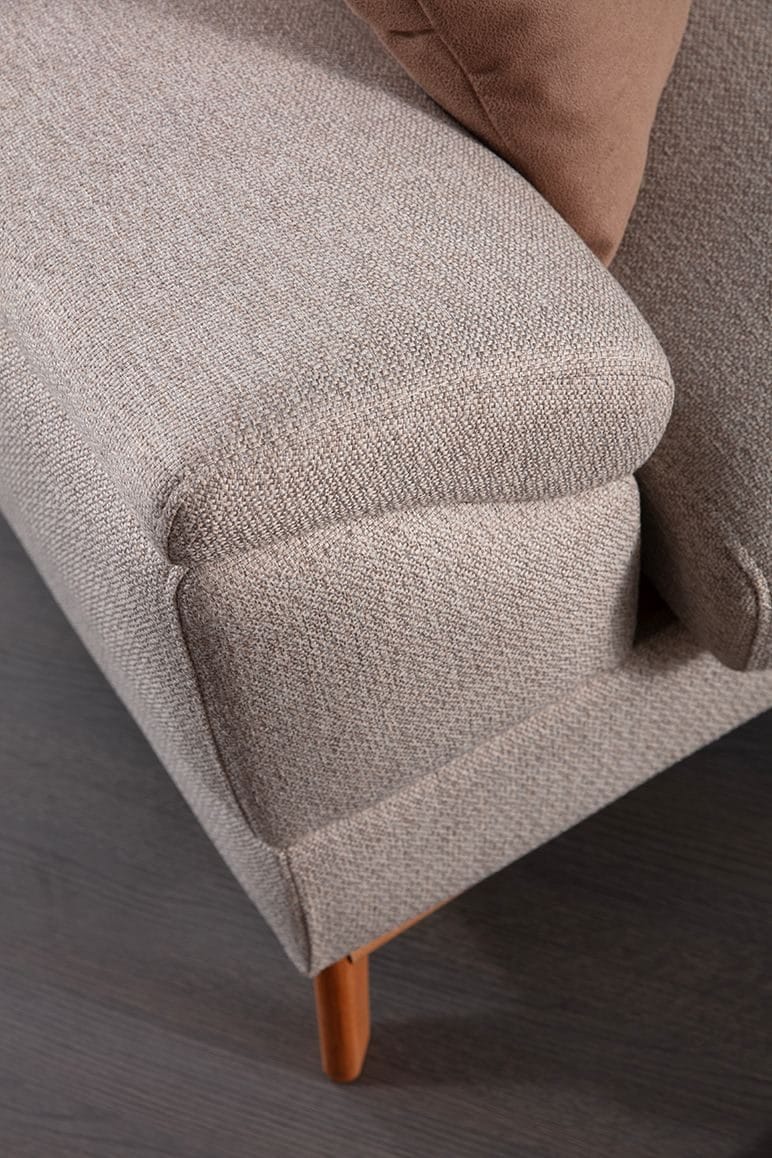 Hjørnesovesofa Atelier Del Sofa Aqua Corner beige (275/300 x 100 x 90 cm) Venstre 2 / Højre 3 - Møbler - Sofaer - Sovesofaer