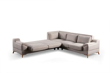 Hjørnesovesofa Atelier Del Sofa Aqua Corner beige (275/300 x 100 x 90 cm) Venstre 3 / Højre 2 - Møbler - Sofaer - Sovesofaer