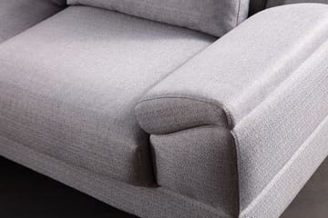 Hjørnesovesofa Atelier Del Sofa Aqua Grå (225/275 x 100 x 90 cm) Venstre - Møbler - Sofaer - Sovesofaer