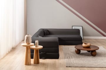 Hjørnesovesofa Atelier Del Sofa Legom Eco (280 x 90 x 25 cm) Antracit - Antracit - Møbler - Sofaer - Sovesofaer