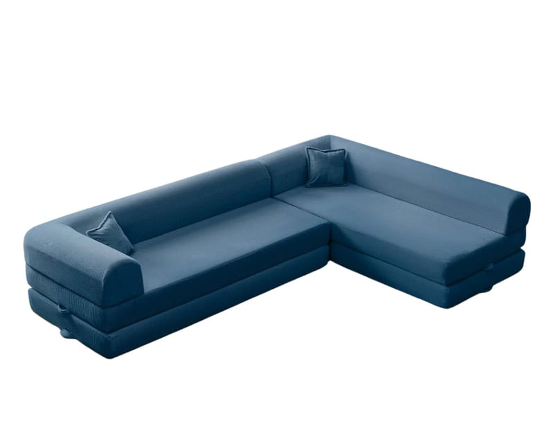 Hjørnesovesofa Atelier Del Sofa Legom Eco (280 x 90 x 25 cm) Blå, undefined